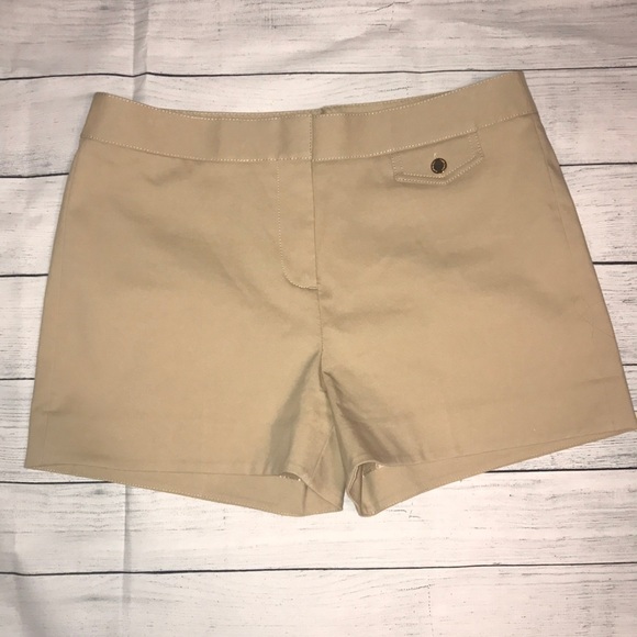 Tory Burch Pants - Tory Burch High Waisted Khaki Cargo Shorts
